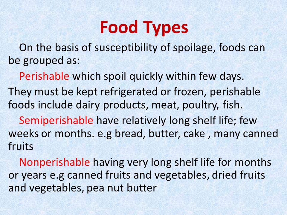 Food Types