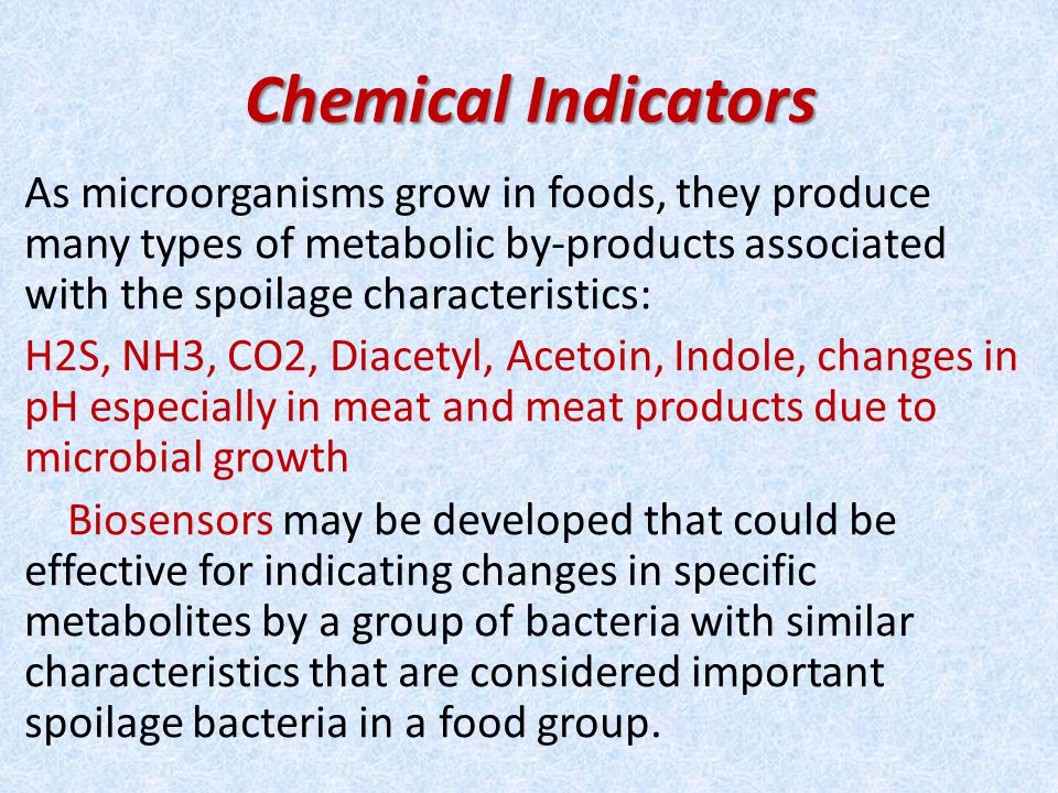 Chemical Indicators