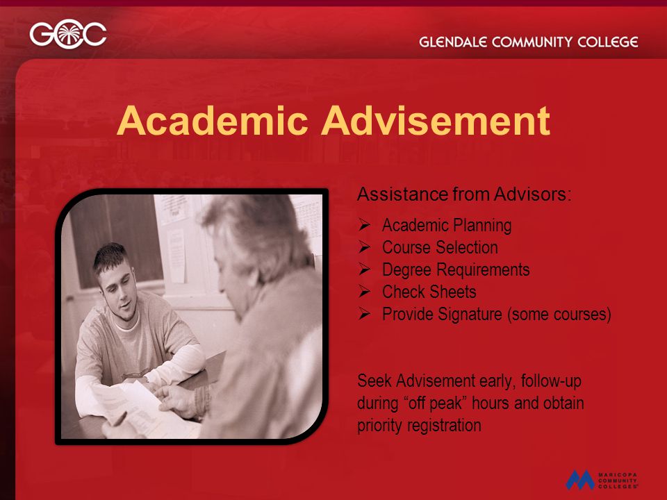 Academic Advisement Assistance from Advisors: Academic Planning