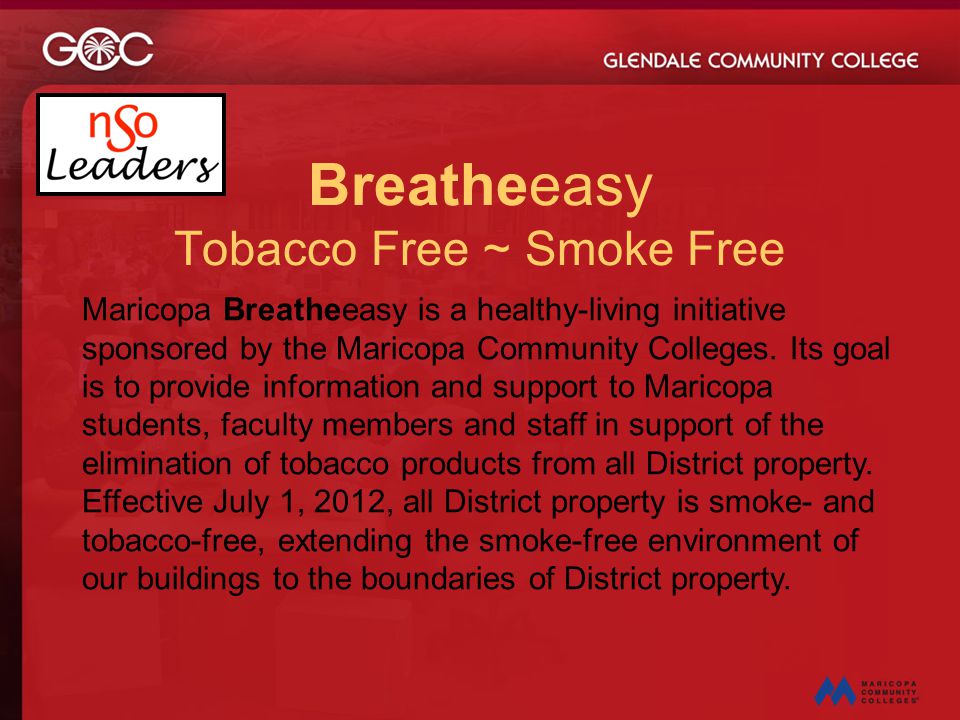 Breatheeasy Tobacco Free ~ Smoke Free