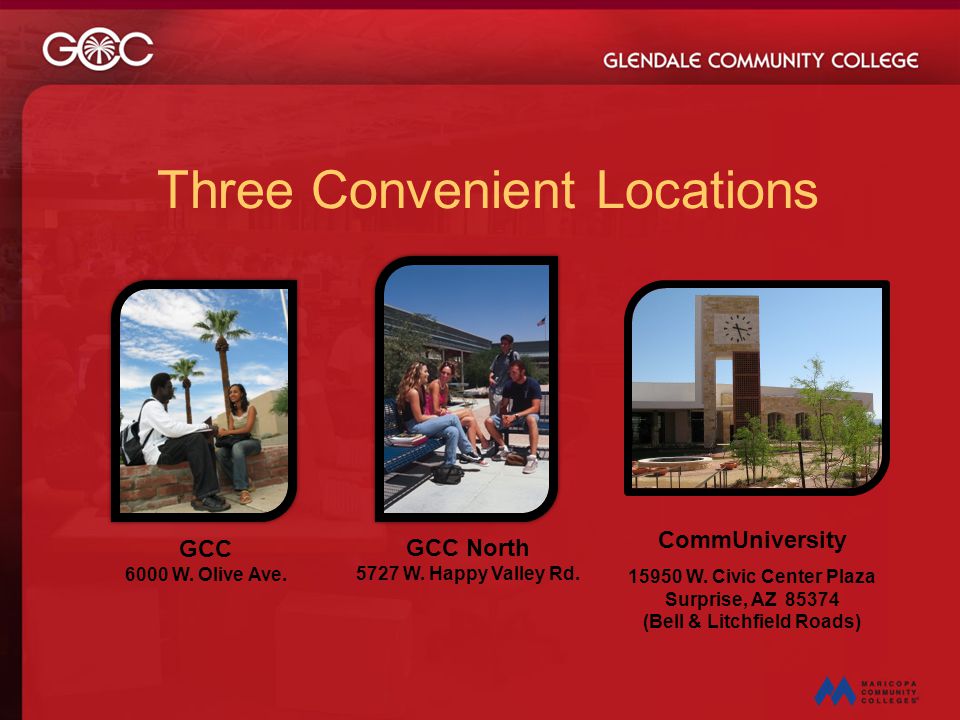 Three Convenient Locations