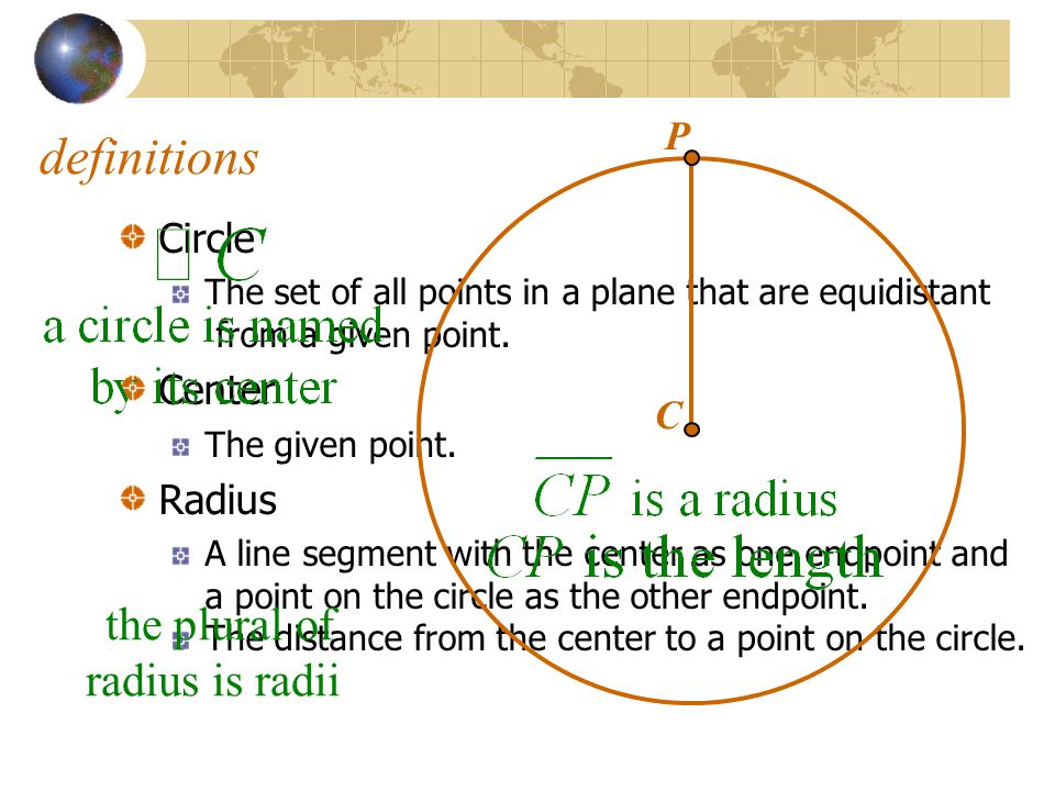the plural of radius is radii