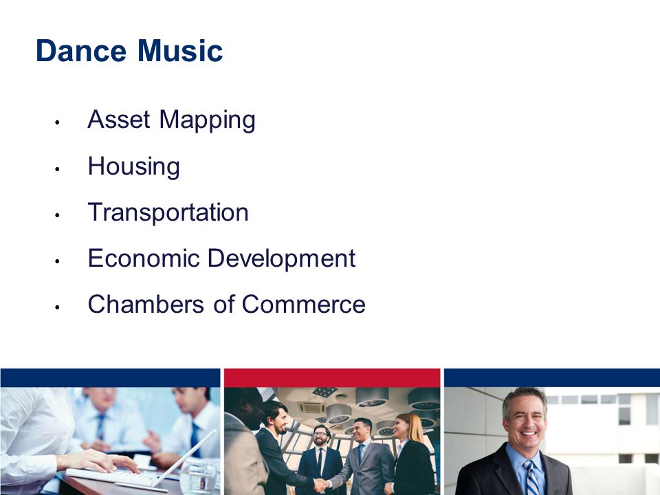 Dance Music Asset Mapping Housing Transportation Economic Development