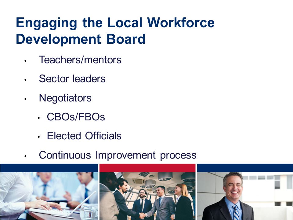 Engaging the Local Workforce Development Board