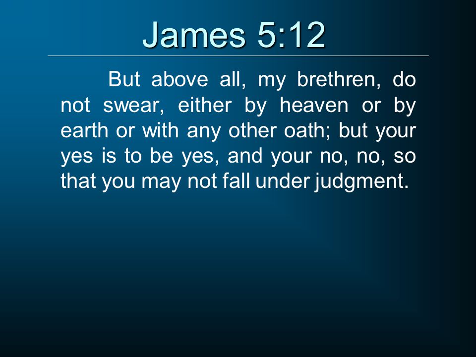 James 5:12