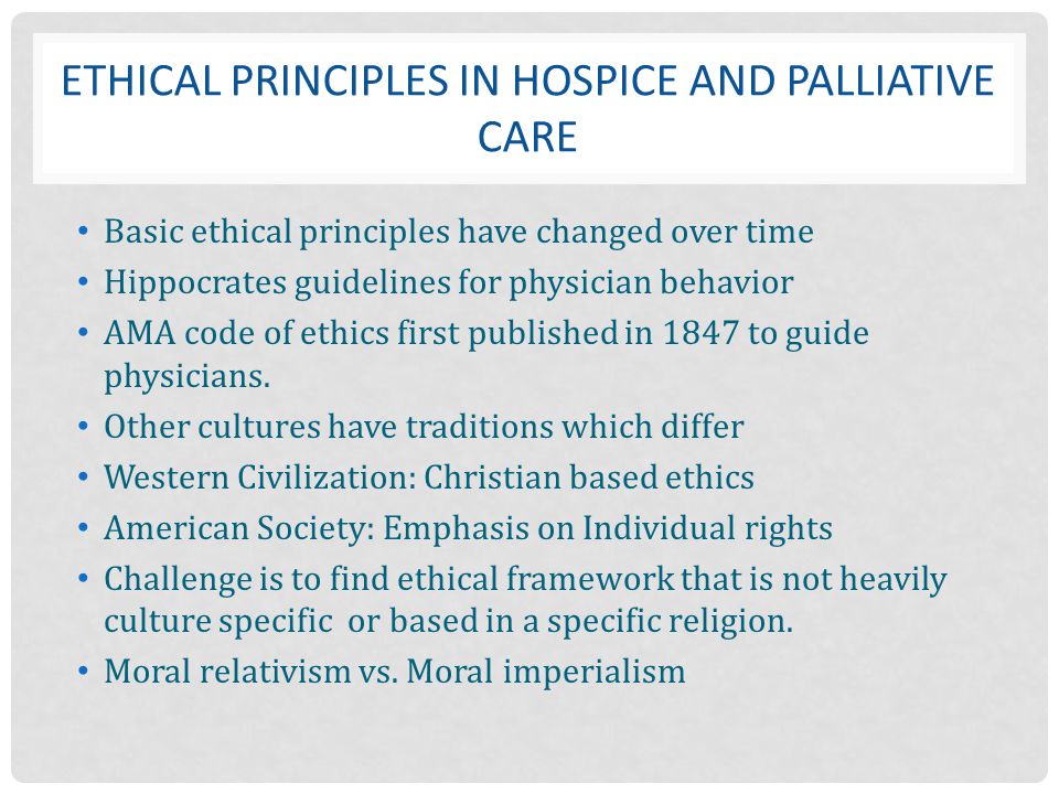 Ethical Case Studies In Hospice And Palliative Medicine Ppt Download