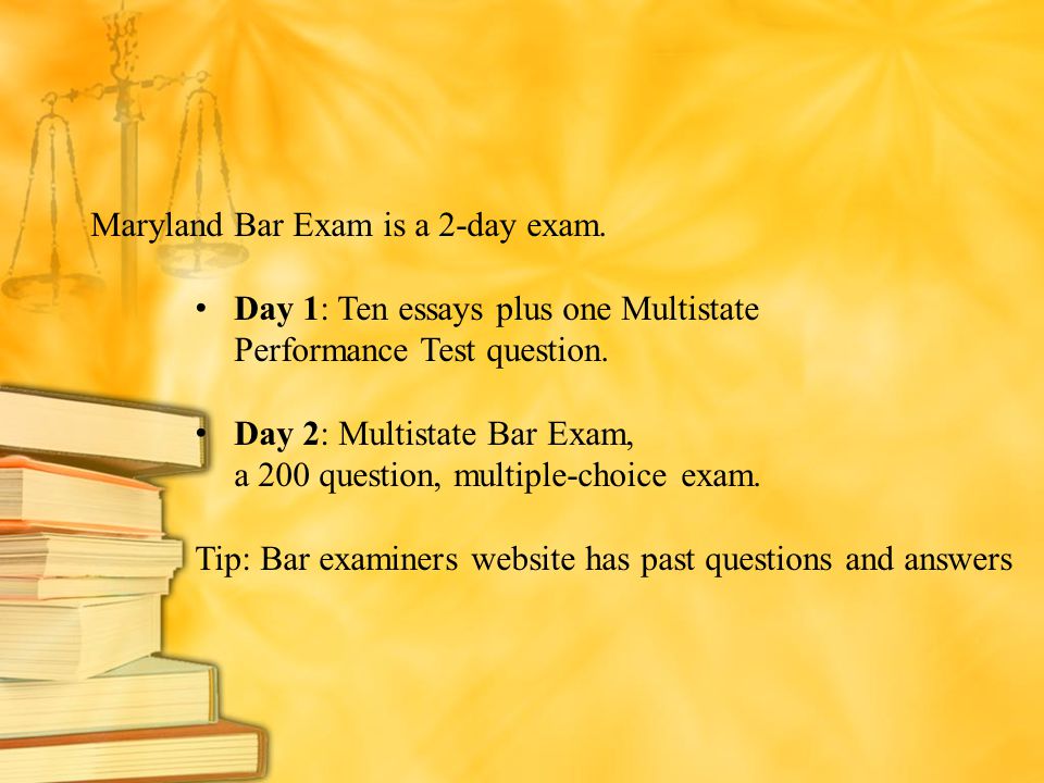 Navigating the Maryland Bar Application ppt download