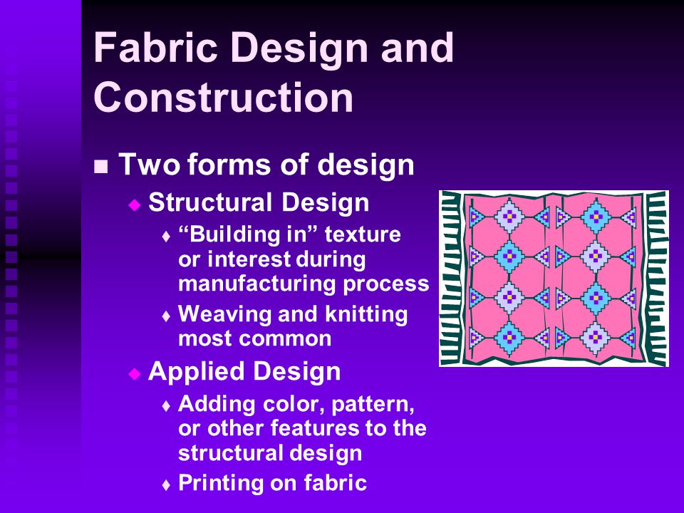 Fabric Design and Construction