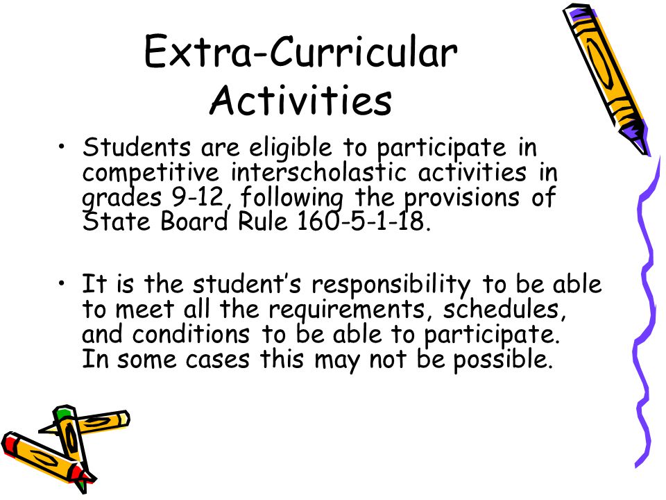 Extra-Curricular Activities