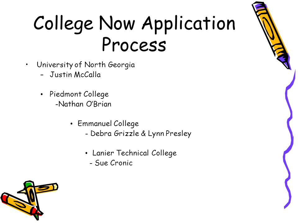 College Now Application Process