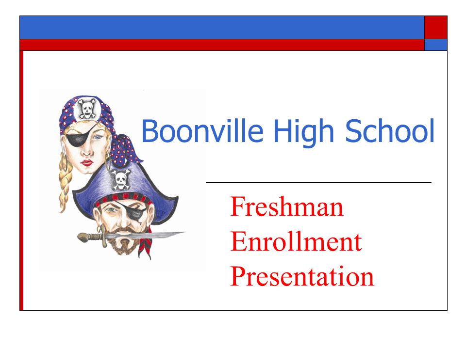 Boonville High School Freshman Enrollment Presentation