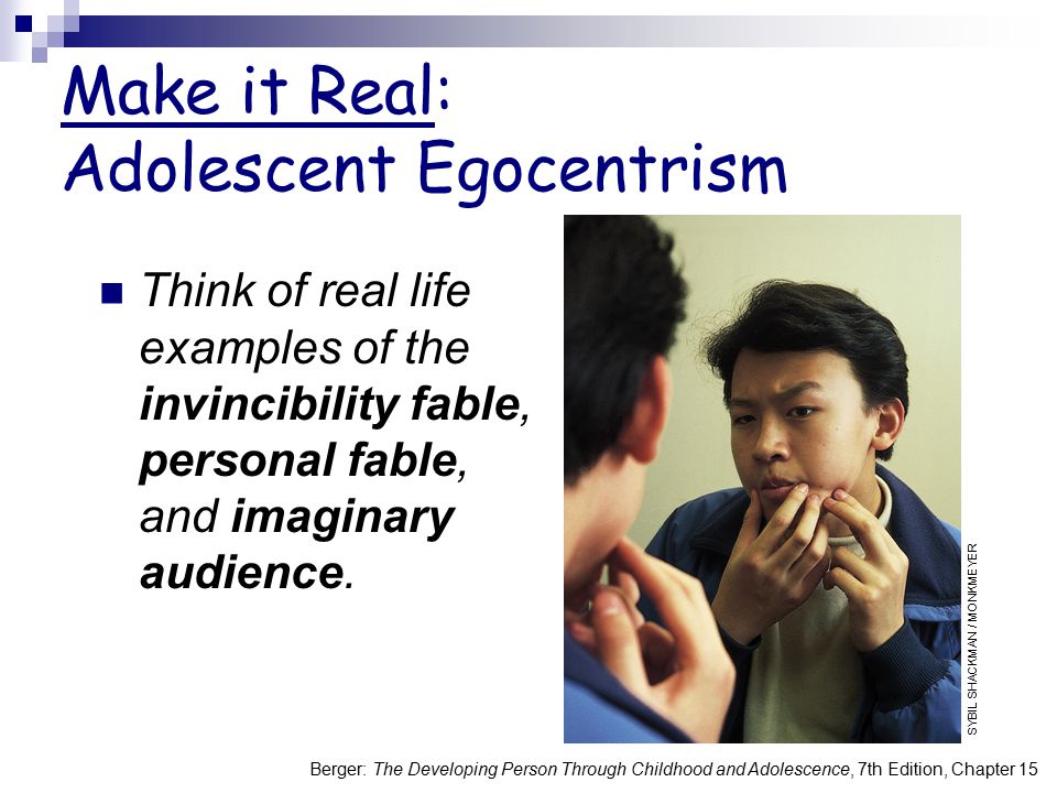 examples of invincibility fable in adolescence