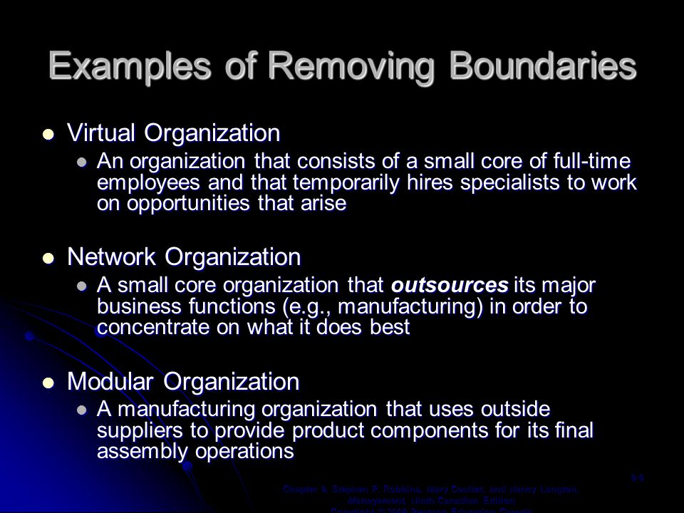 Examples of Removing Boundaries