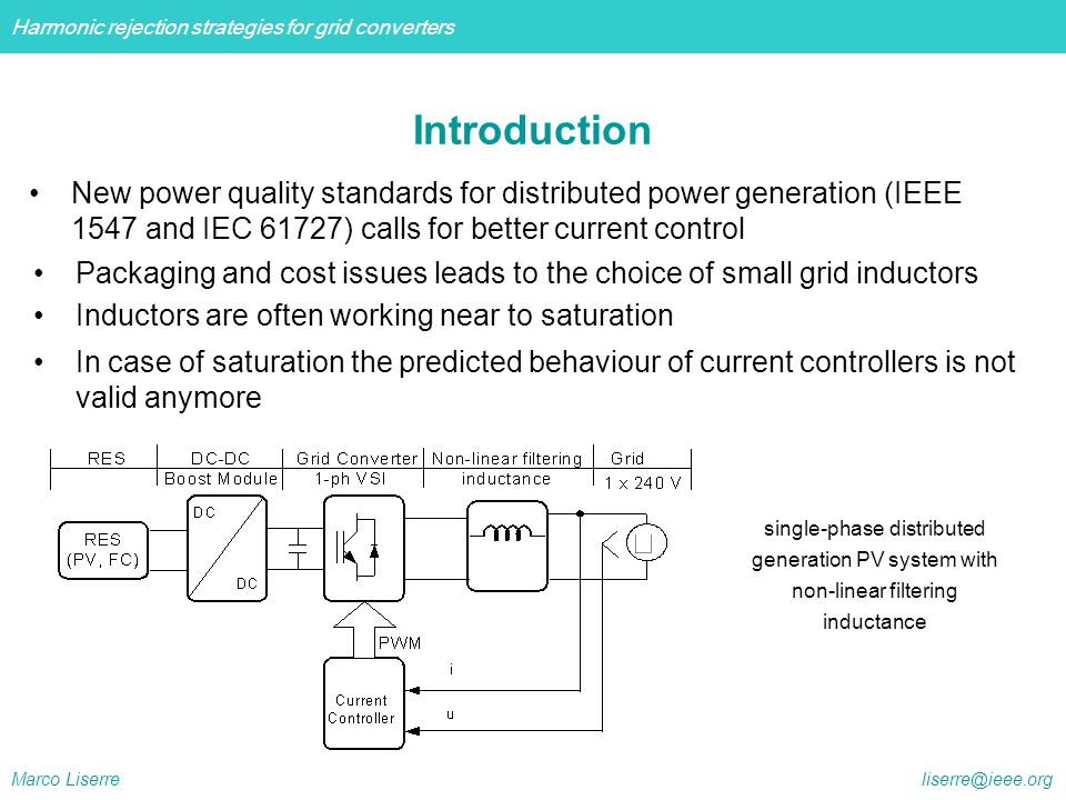Harmonic rejection strategies for grid converters - ppt download