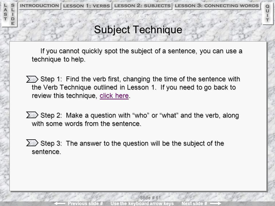 Use keys in a sentence pdf