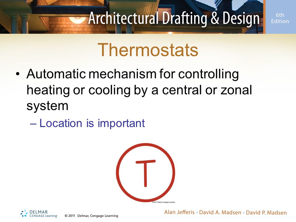 Thermostats Automatic mechanism for controlling heating or cooling by a central or zonal system.
