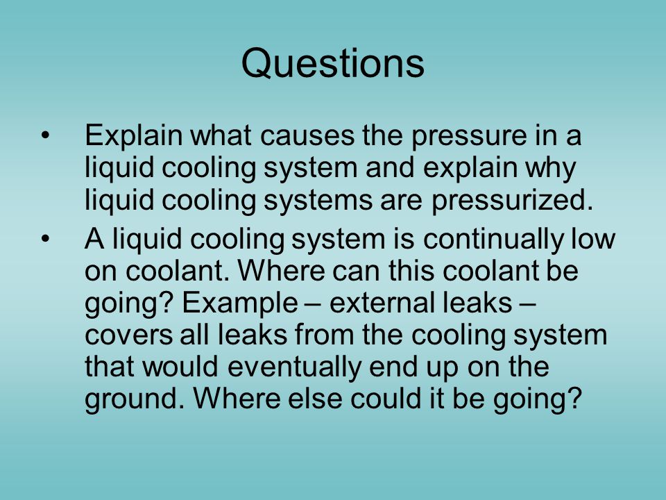 Cooling Systems Why Are Cooling Systems Necessary Ppt Video Online Download