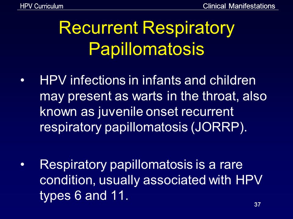 respiratory papillomatosis ppt
