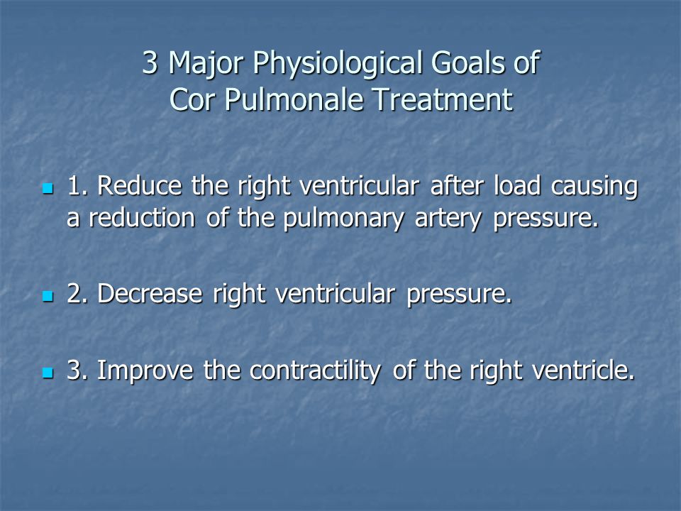 Copd Leads To Cor Pulmonale Ppt Download