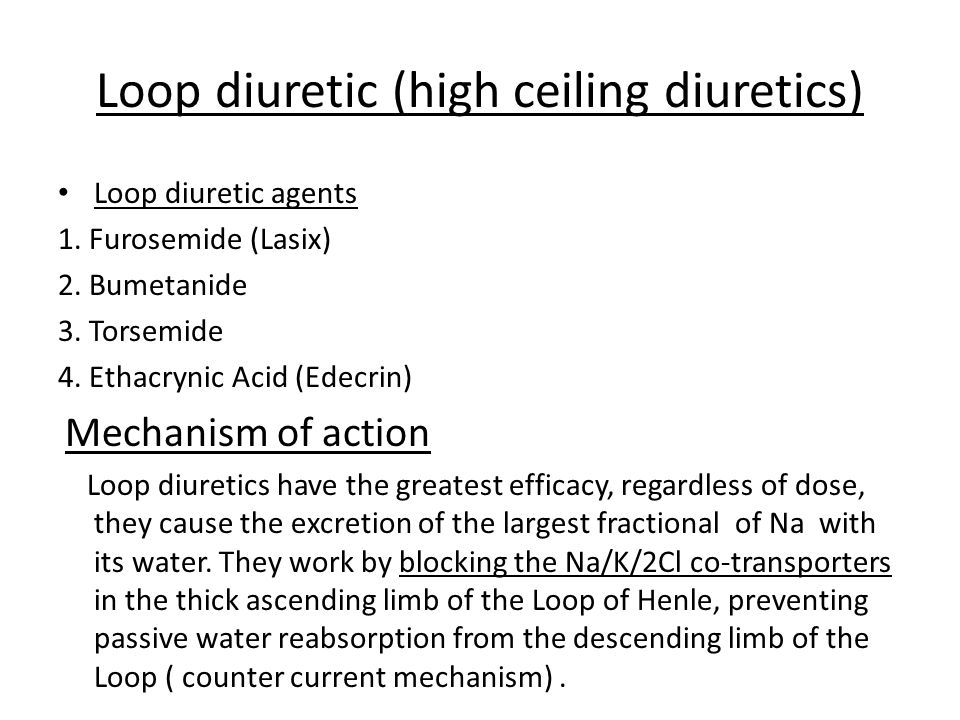 Diuretics Clinical Conditions Requiring Diuretic Therapy Ppt