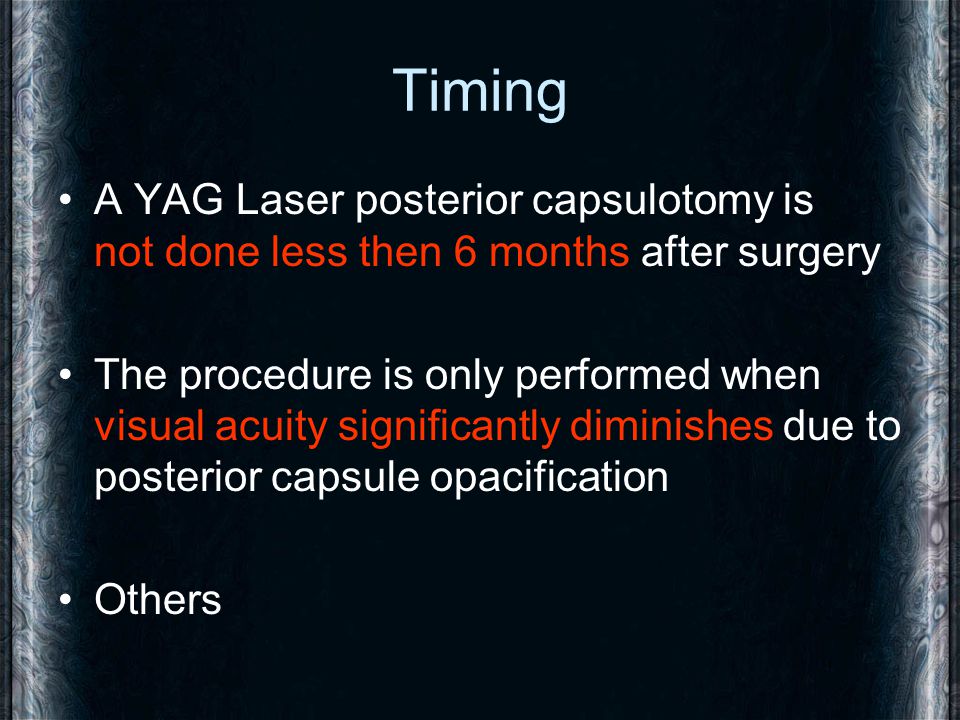 YAG capsulotomy K.P.SHANTHA SORUBARANI. - ppt video online download