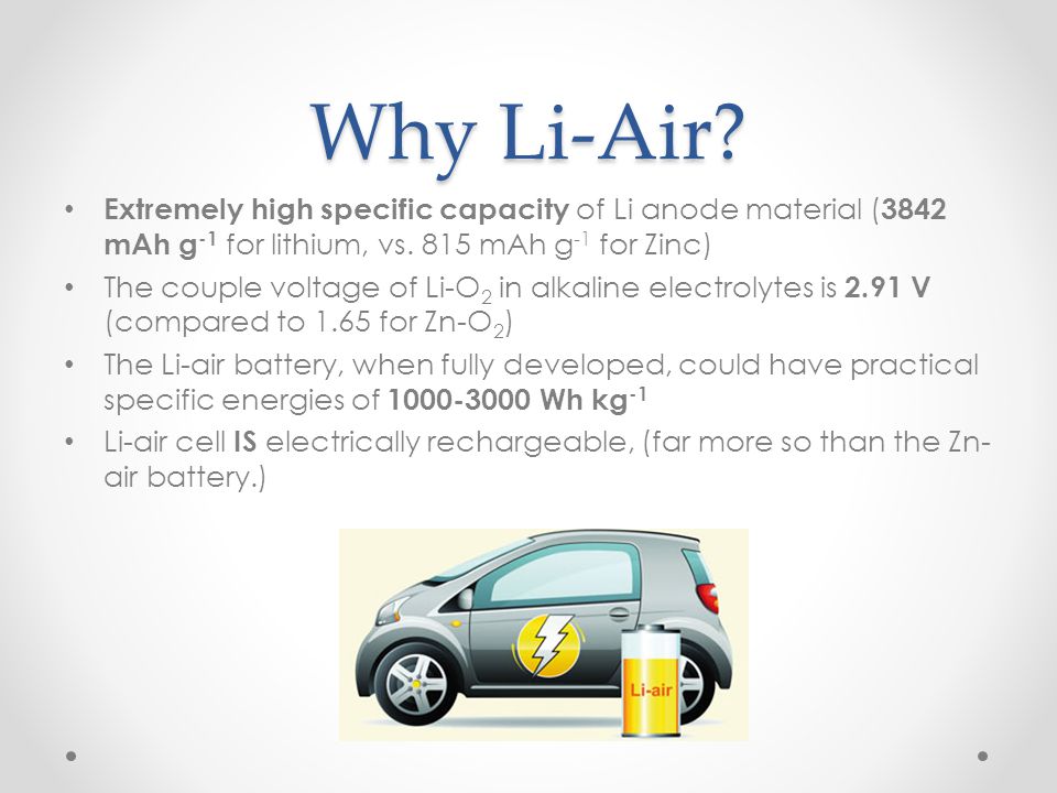Metal-Air Batteries: Types, Applications, and Challenges - ppt video online  download