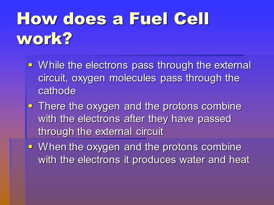 How does a Fuel Cell work