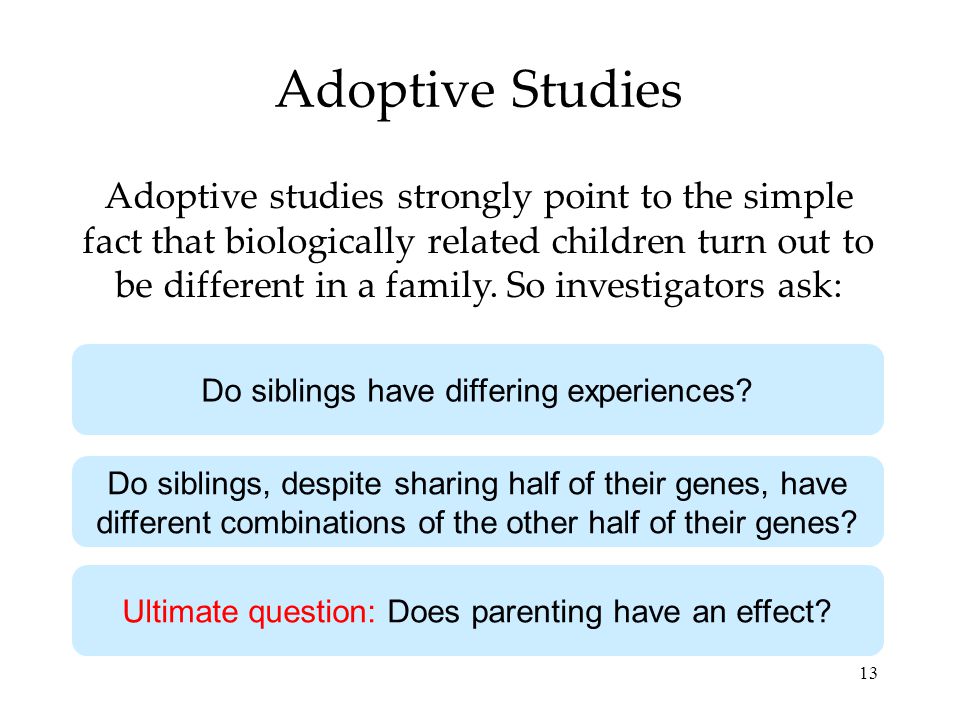 Adoptive Studies