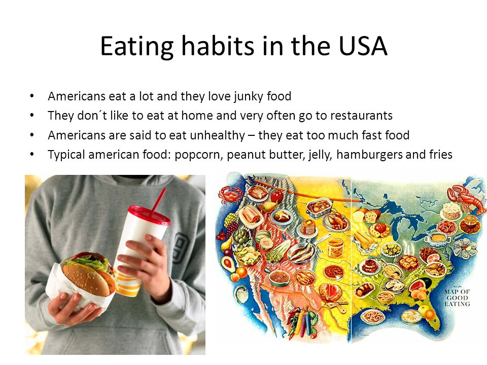 Eating habits in the USA
