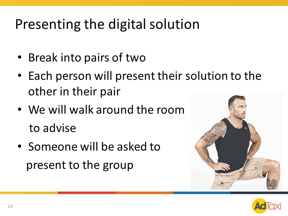 Presenting the digital solution
