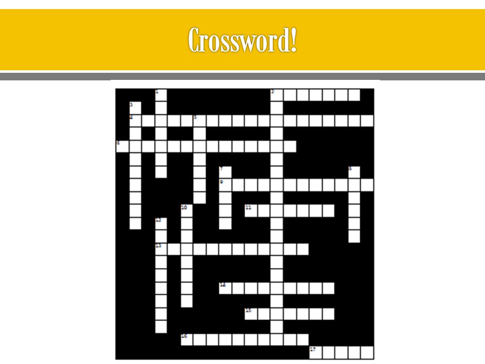 Crossword!