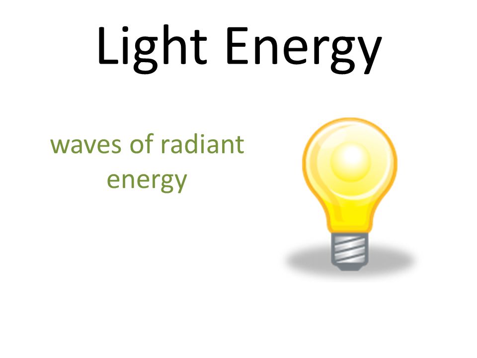 waves of radiant energy