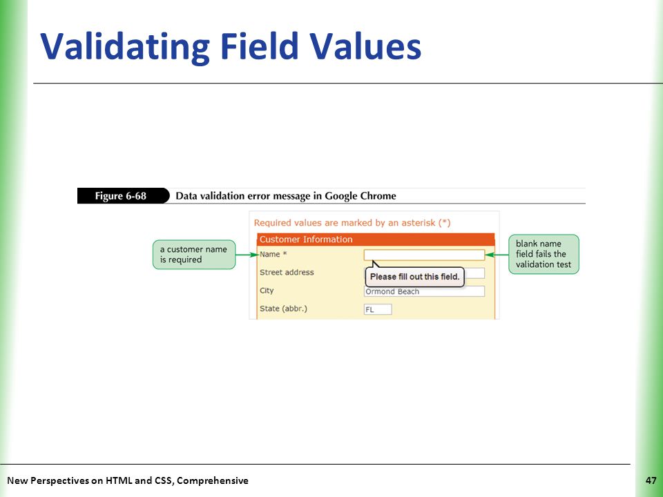 Validating Field Values