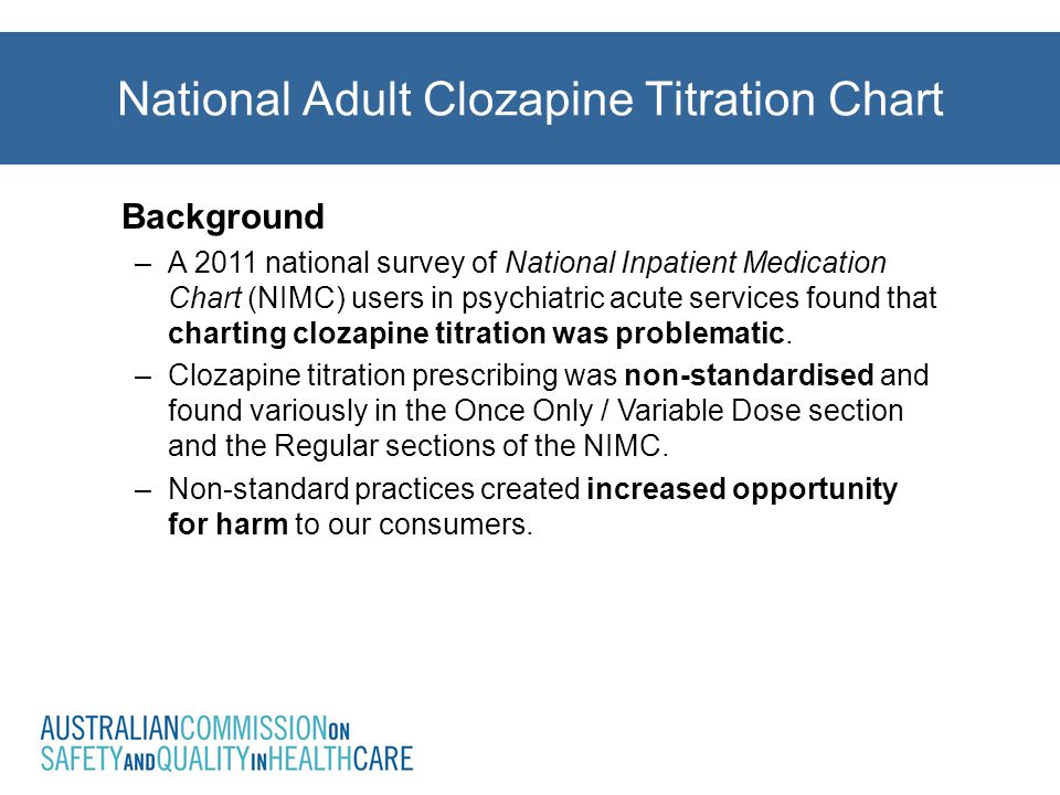 National Inpatient Medication Chart Nimc
