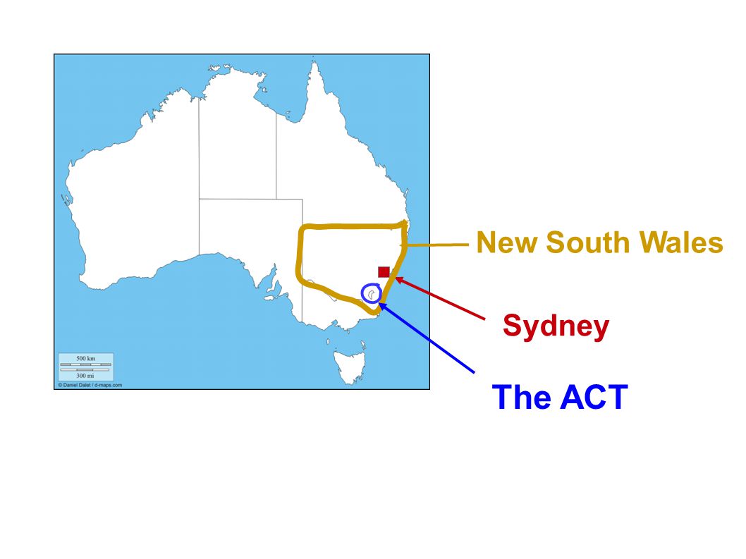 New South Wales Sydney The ACT