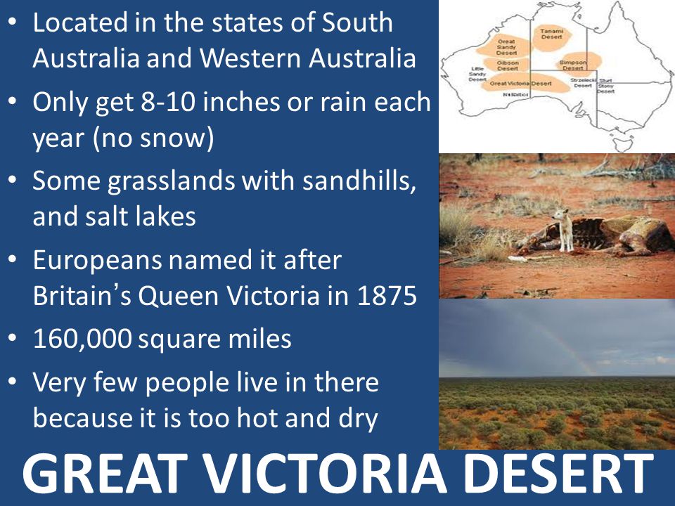 Located in the states of South Australia and Western Australia