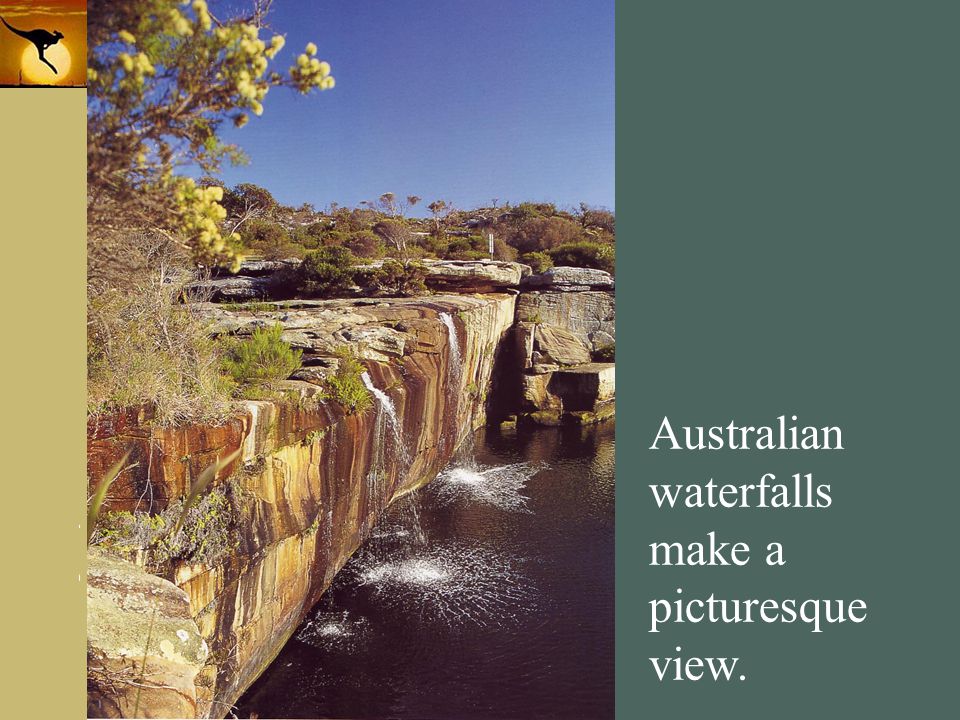 Australian waterfalls make a picturesque view.
