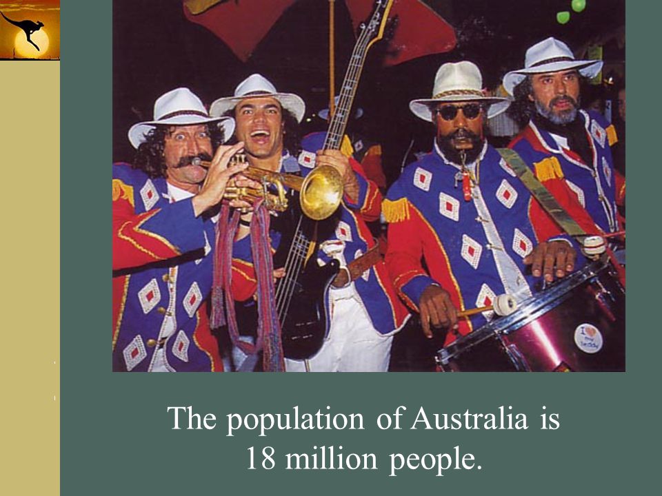 The population of Australia is