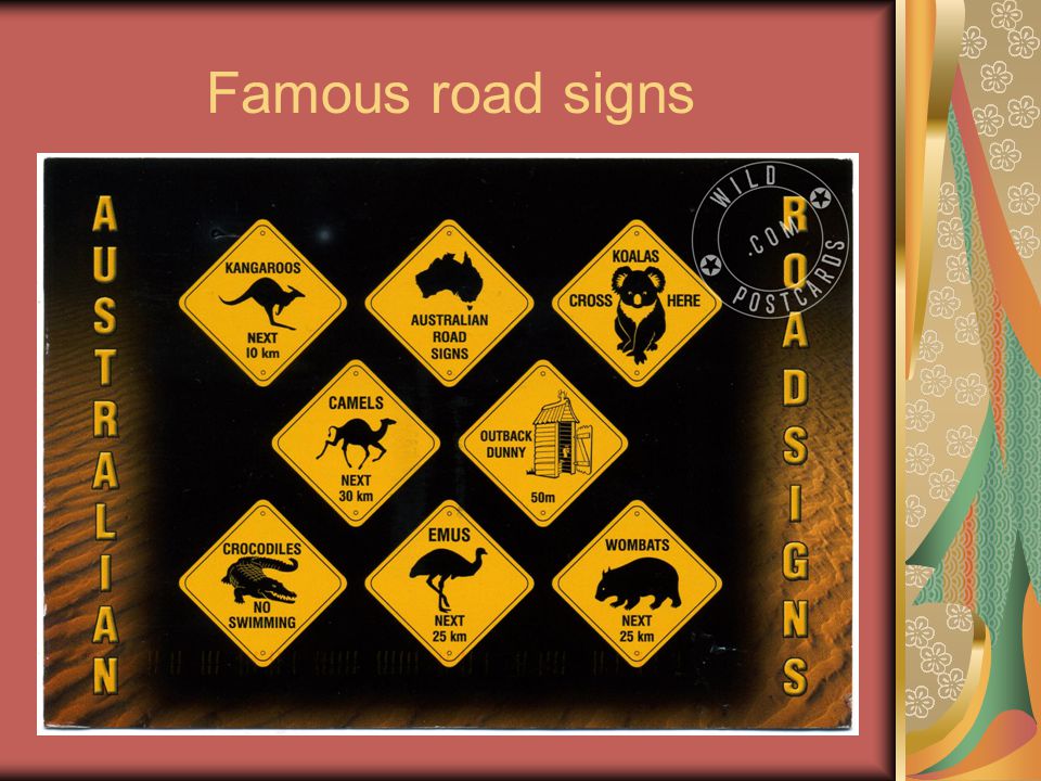 Famous road signs