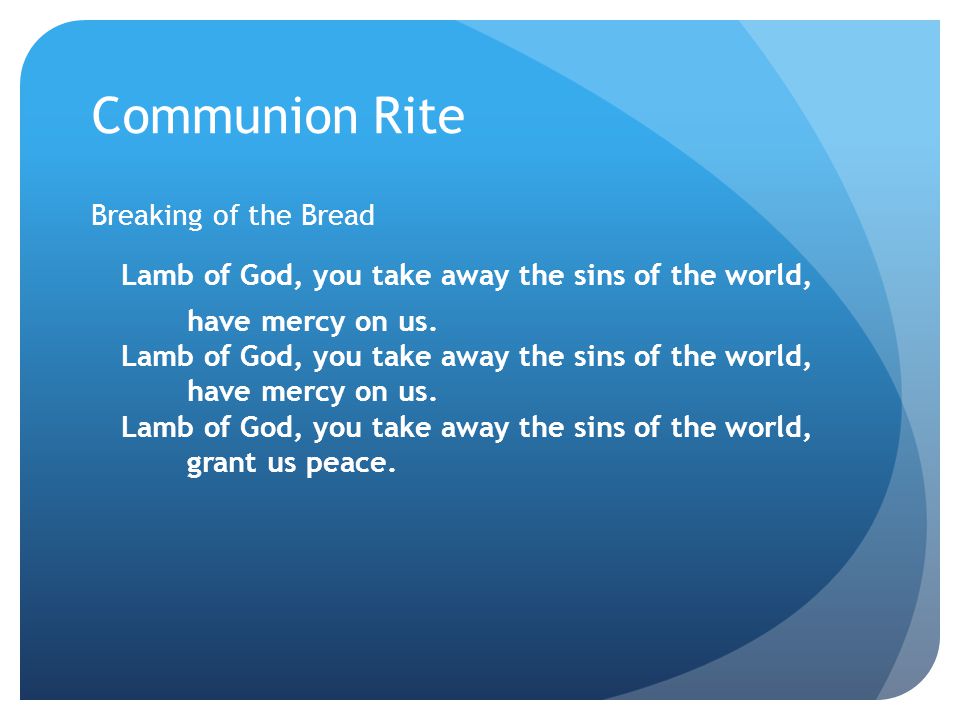 Communion Rite