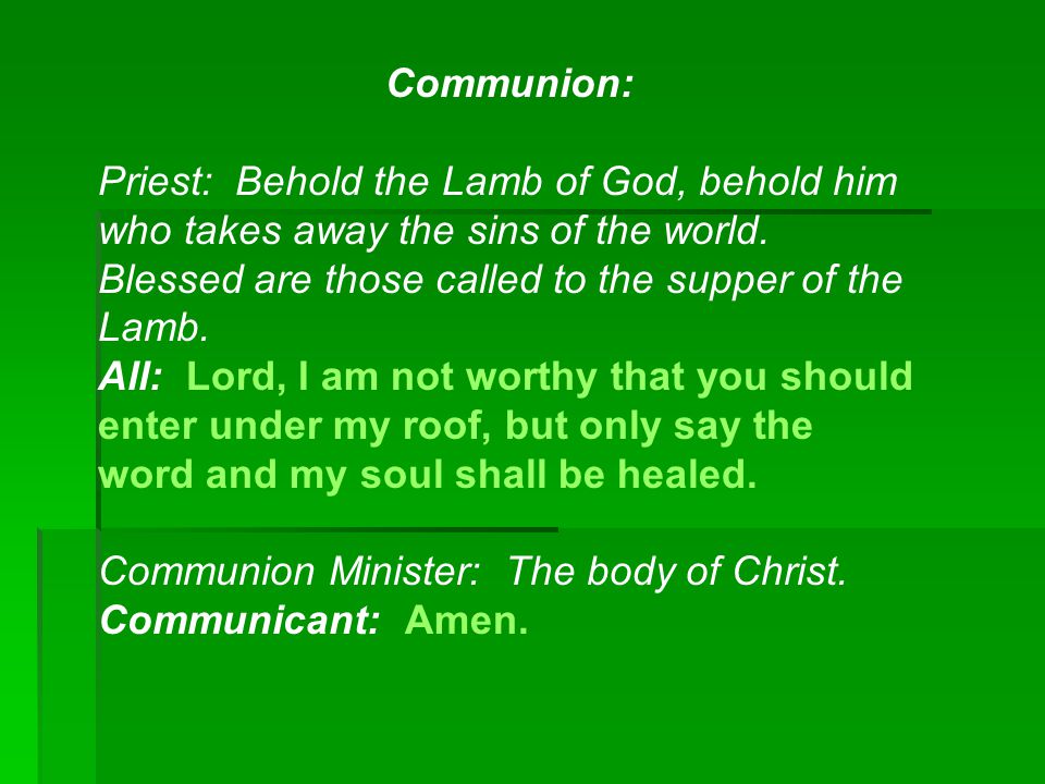 Communion: