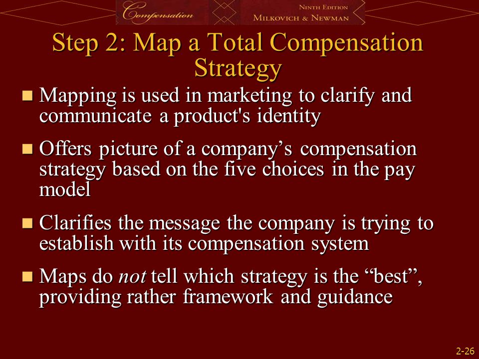 Step 2: Map a Total Compensation Strategy