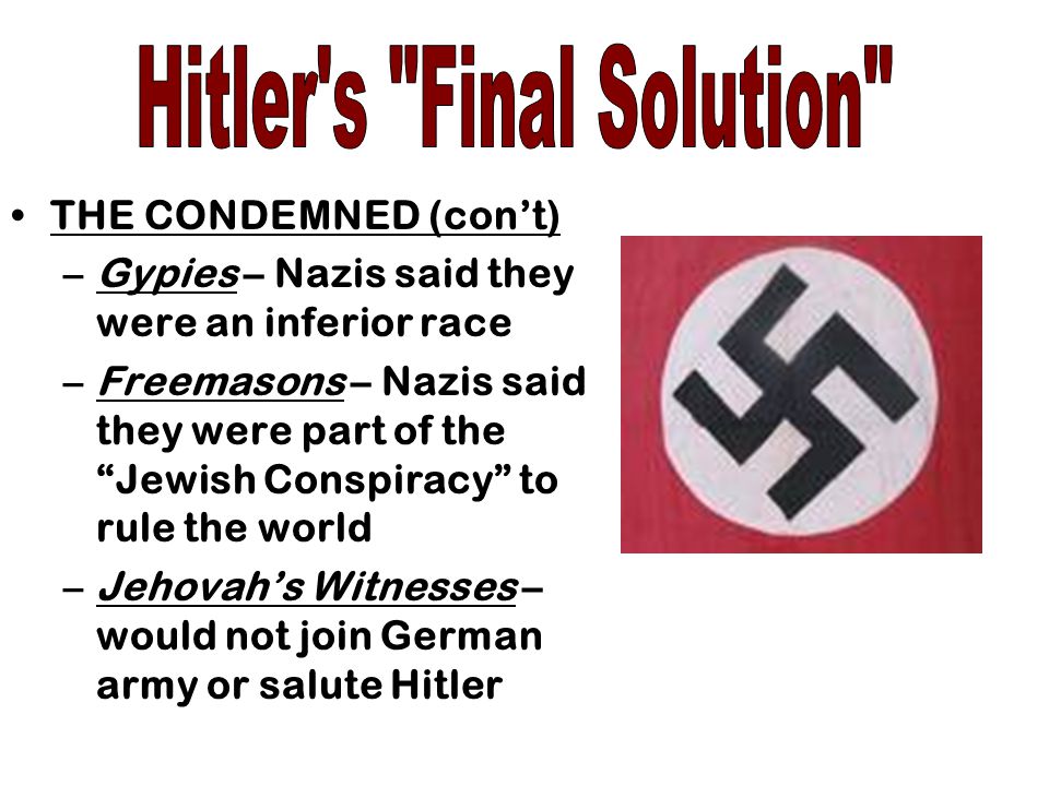 Hitler s Final Solution