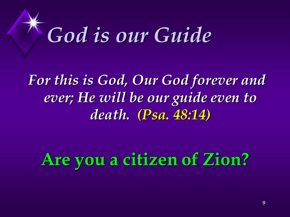 Are you a citizen of Zion