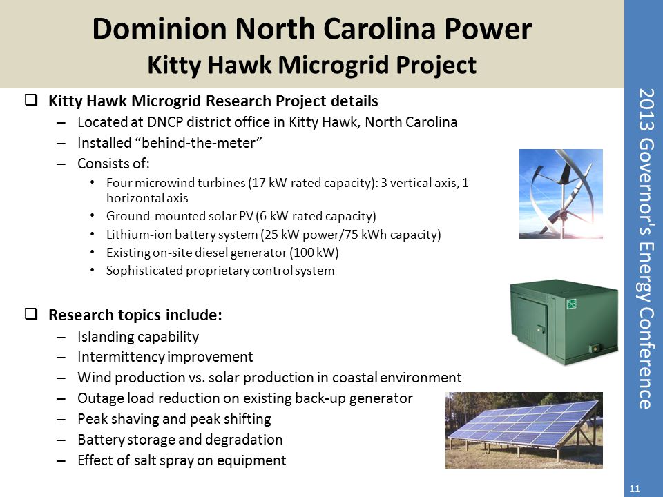 Dominion North Carolina Power Kitty Hawk Microgrid Project