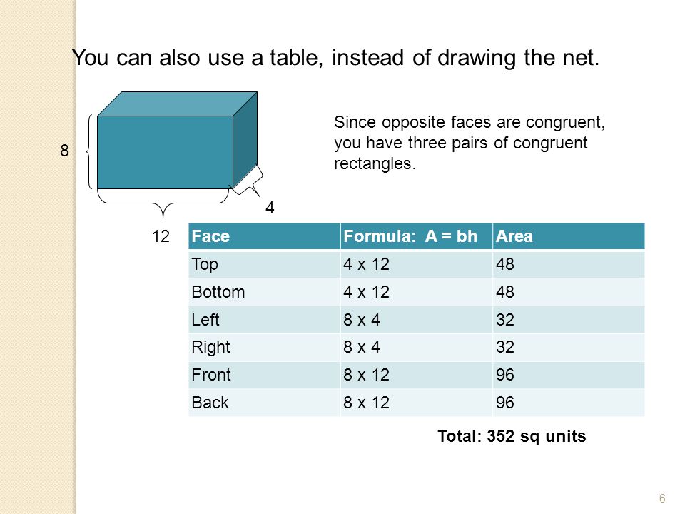 You can also use a table, instead of drawing the net.