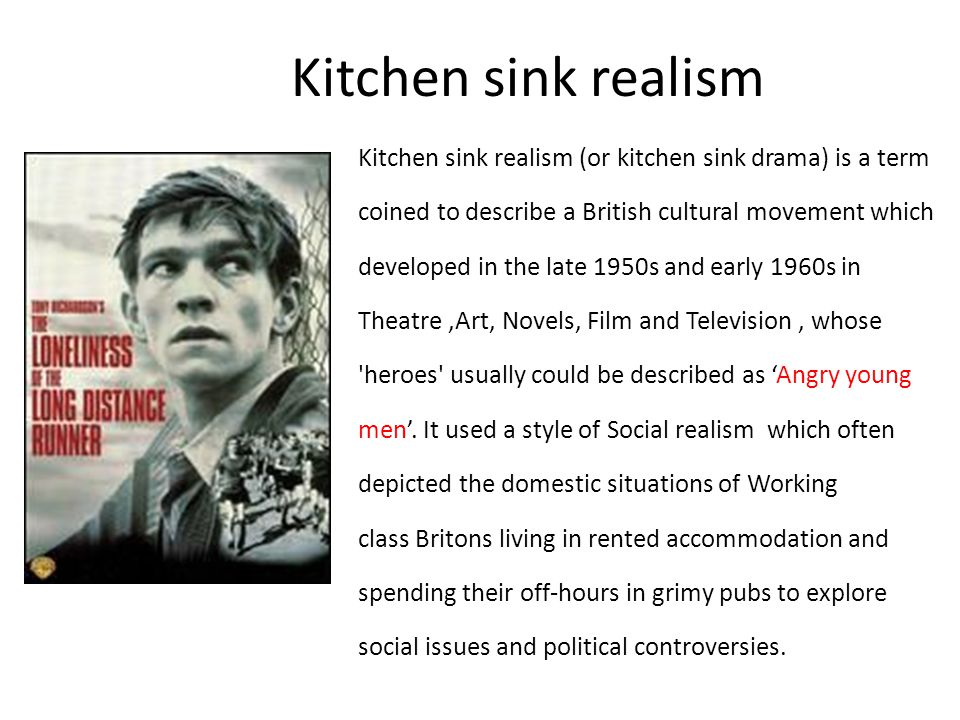 Kitchen Sink Drama Theatre Definition Kitchen Appliances