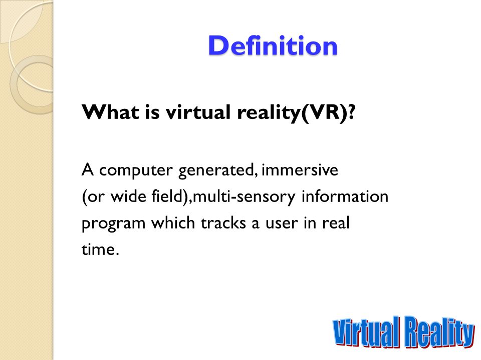 VIRTUAL REALITY AND VIRTUAL IN ACADEMIC - ppt download