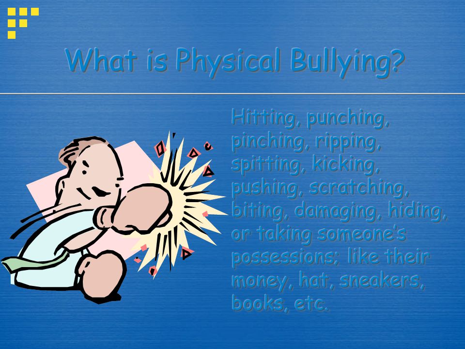 What is Physical Bullying