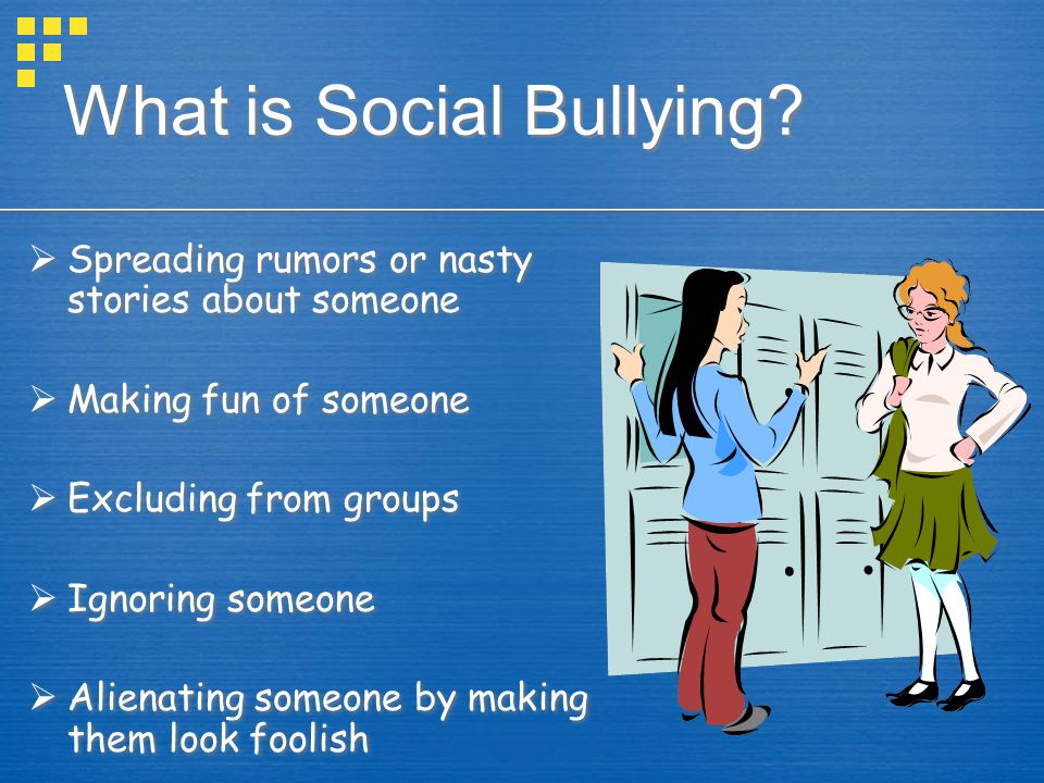 What is Social Bullying